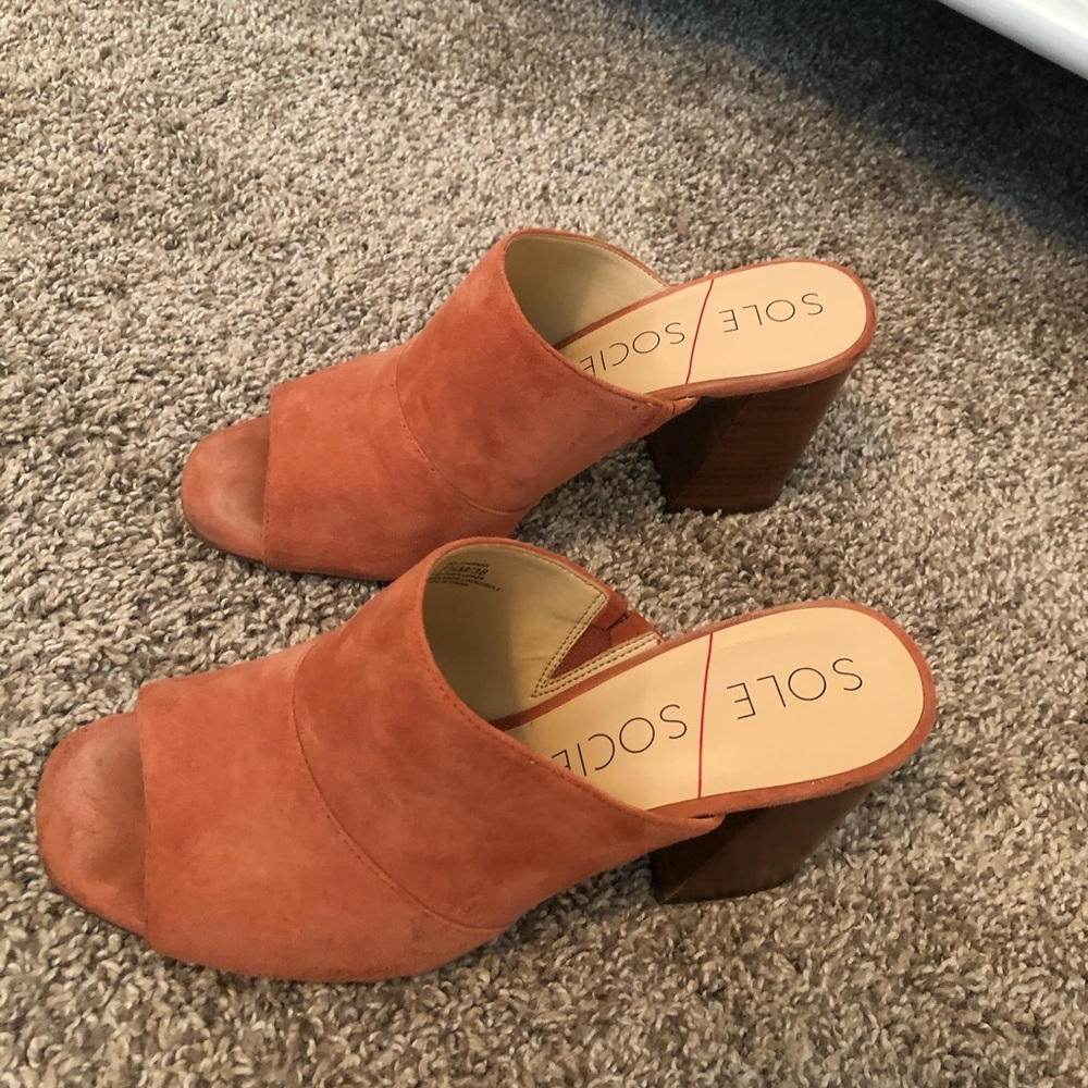 Sole society suede Johanna mule